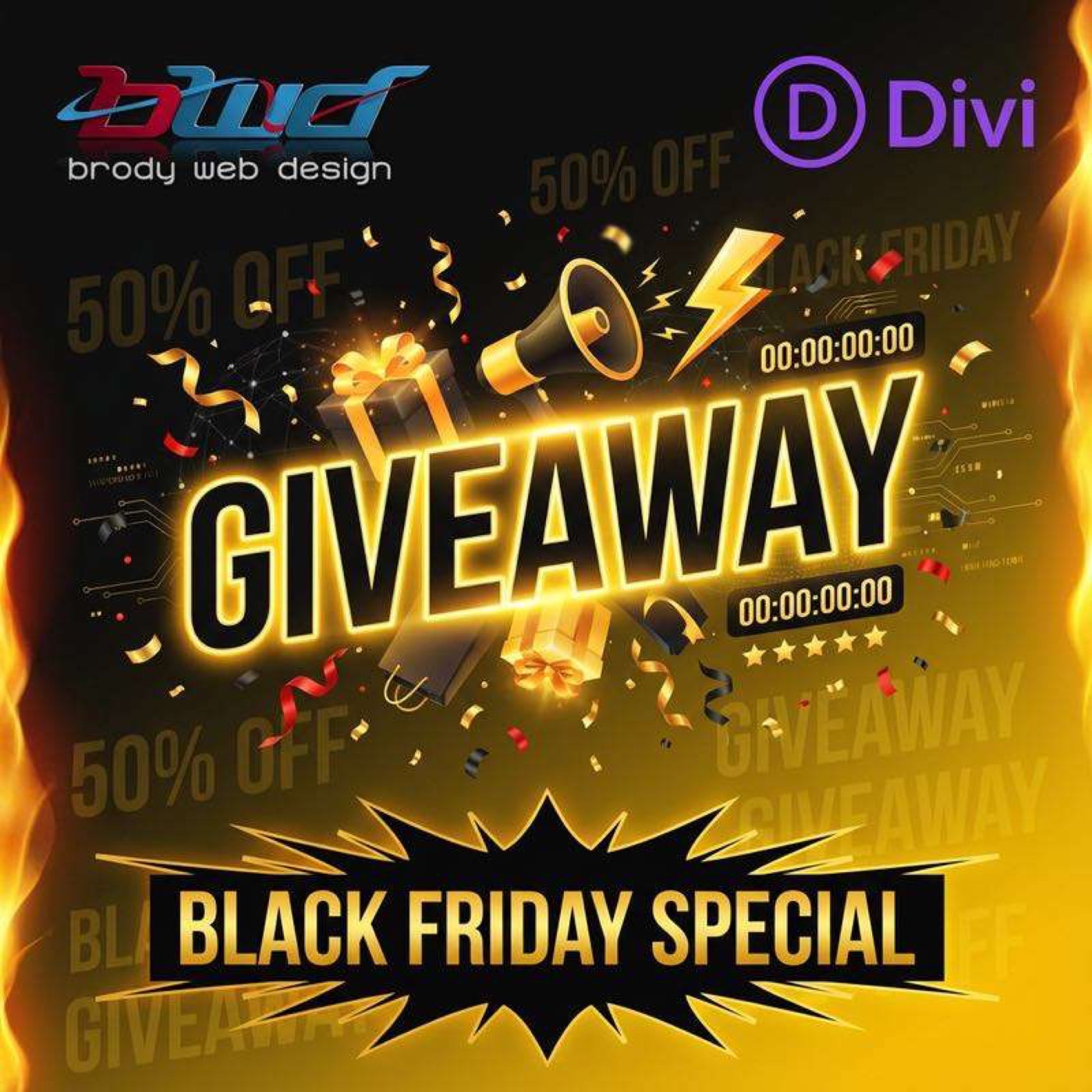 Divi Black Friday Giveaway Sale