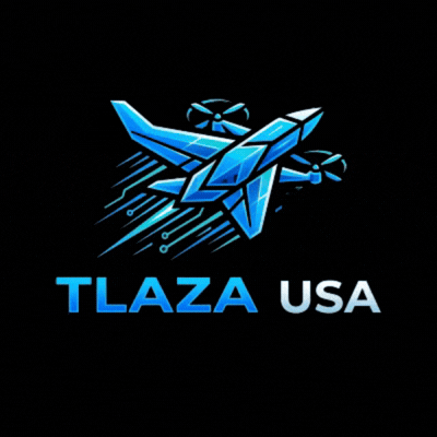 Tlaza USA logo design