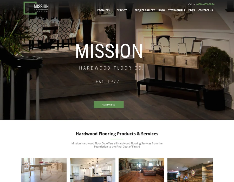 Mission Hardwood project screenshot