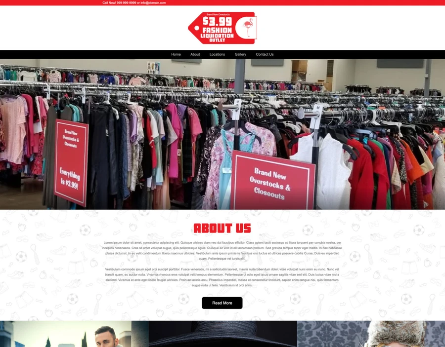 Fashion Liquidation Outlet project screenshot