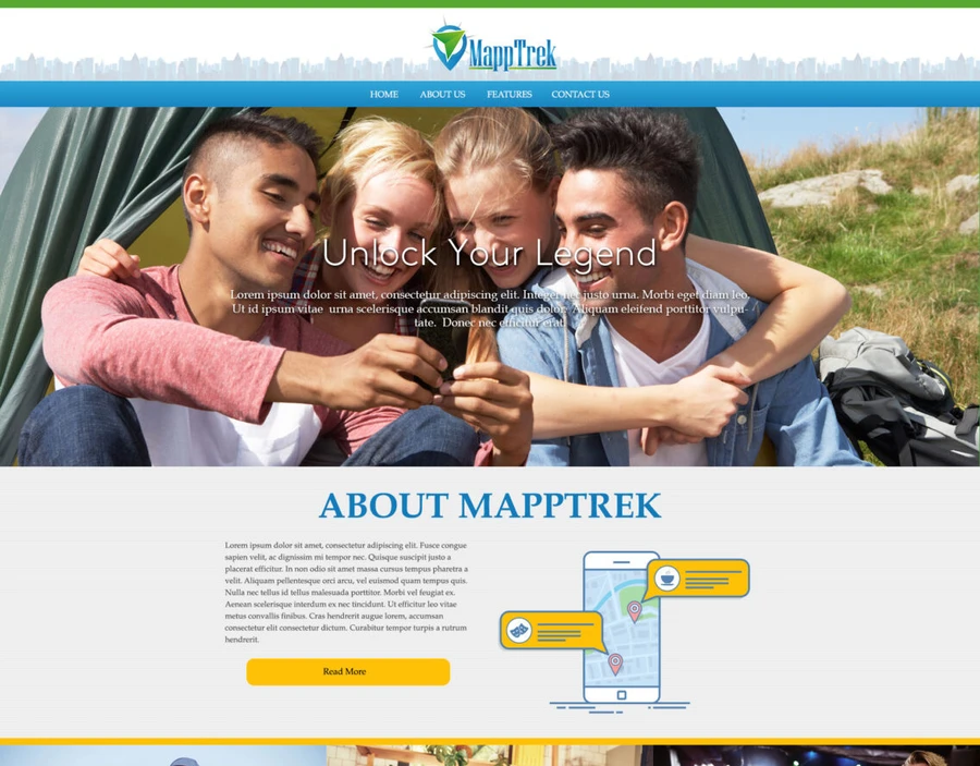 MappTrek project screenshot