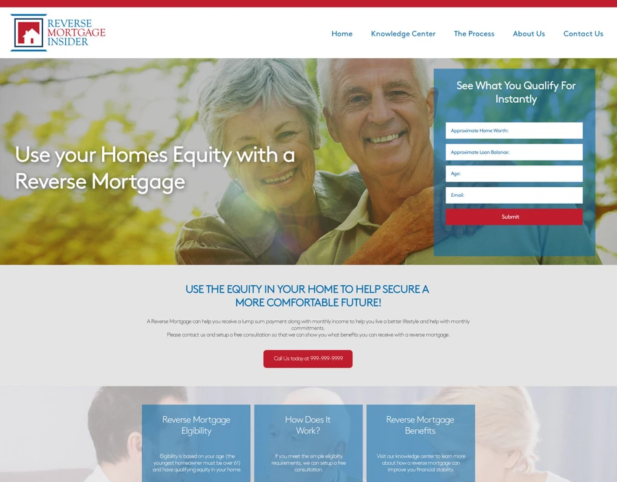 Reverse Mortgage Insider project screenshot