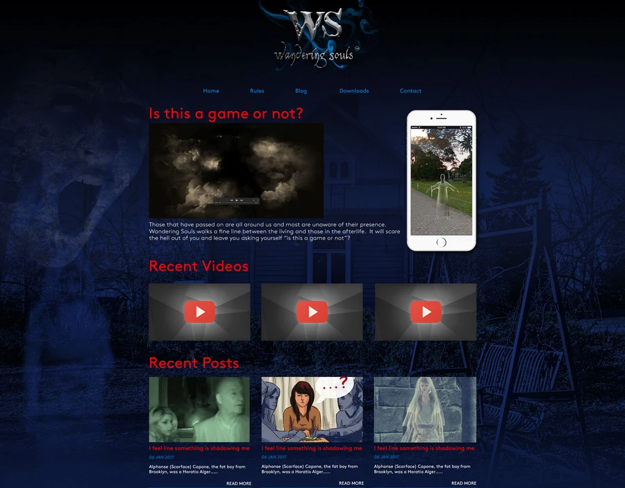 Wandering Souls project screenshot