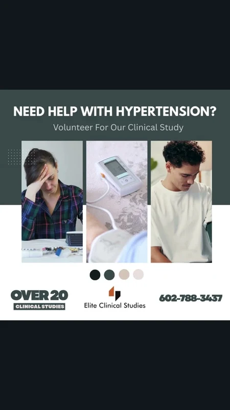 Paid Hypertension Clinical Trial Study in Phoenix, AZ | Volunteer Today video preview