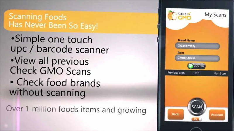 Do you know which foods are GMO Free? Try this Barcode Scanner video preview